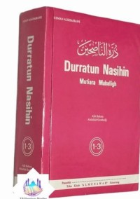 Image of Durratun Nasihin : Mutiara Muballigh