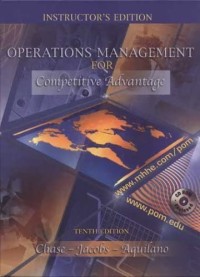 Image of Operations Management For Competitve Advantage
