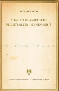 Image of Adat En Islamietische Plichtenleer in Indonesie