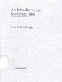 Image of An Introduction to Sociolinguistic
