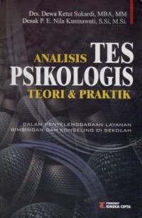 Image of Analisis Tes Psikologis Teori dan Praktik : dalam penyelenggaraan layanan bimbingan dan konseling di sekolah)