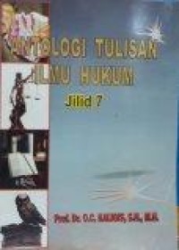 Image of Antologi Tulisan Ilmu Hukum Jilid 7