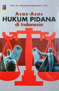 Image of Asas-asas Hukum Pidana di Indonesia