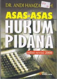 Image of Asas-asas Hukum pidana
