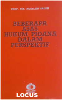 Image of Beberapa Asas Hukum Pidana dalam Perspektif