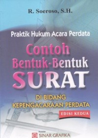 Image of Contoh bentuk-bentuk surat di bidang Kepengacaraan perdata