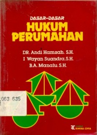 Image of Dasar-dasar Hukum Perumahan