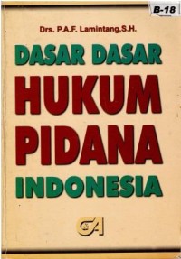 Image of Dasar-dasar Hukum Pidana di Indonesia