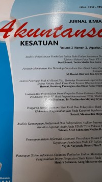 Image of Jurnal Ilmiah Akuntansi Kesatuan