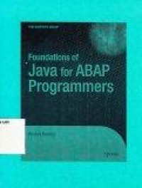 Image of Foundation Of Java for ABAP Programmers