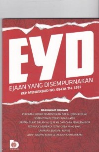 Image of EYD (Ejaan yang disempurnakan)