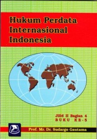 Image of Hukum Perdata Internasional Indonesia Jilid II Bagian 4 Buku-5