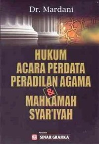 Image of Hukum Acara Perdata Peradilan Agama & Mahkamah Syar`iah