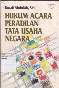Image of Hukum Acara Peradilan Tata Usaha Negara