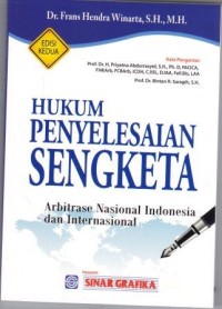 Image of Hukum Penyelesaian Sengketa