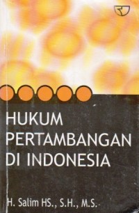Image of Hukum Pertambangan di Indonesia