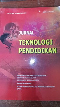 Image of Jurnal Teknologi Pendidikan