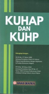 Image of KUHAP dan KUHP