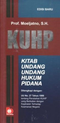 Image of KUHP (Kitab Undang-undang Hukum Pidana) Edisi Baru