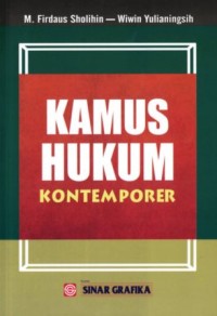 Image of Kamus Hukum Kontemporer