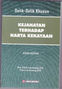 Image of Kejahatan Terhadap Harta Kekayaan