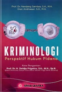 Image of Kriminologi : Perspektif hukum pidana