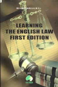 Image of Learning The English Law (First Edition)