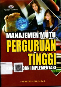 Image of Manajemen Perguruan Tinggi : Koreksi dan Implementasi