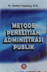 Image of Metode Penelitian Administrasi Publik