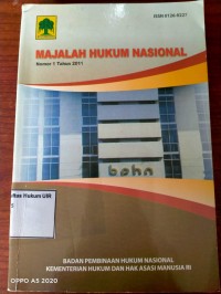 Image of Majalah Hukum Nasional