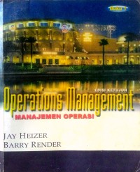 Image of Manajemen Operasi (Buku 1 edisi 7)