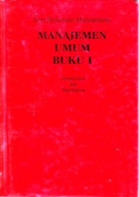 Image of Manajemen Umum (Buku 1)