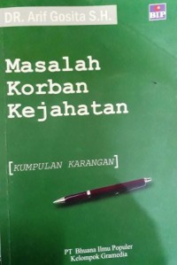 Image of Masalah Korban Kejahatan (Kumpulan Karangan)