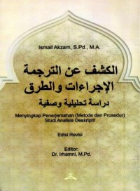 Image of Menyingkap Penerjemanahan (Metode dan Prosedur) Studi Analisis Deskriptif
