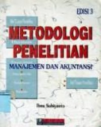 Image of Metode Penelitian Manajemen dan Akuntansi