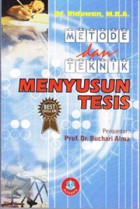 Image of Metode dan Teknik Menyusun TesisMetode dan Teknik Menyusun Tesis