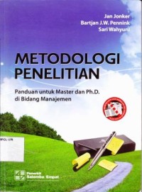 Image of Metodologi Penelitian : Panduan untuk master dan Ph.d. di bidang manajemen