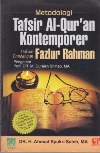 Image of Metodologi Tafsir Al-Quran Kontemporer