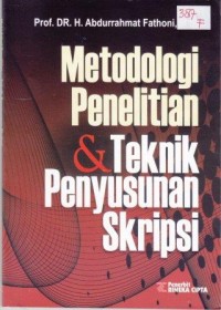 Image of Metodologi penelitian dan teknik penyusunan skripsi