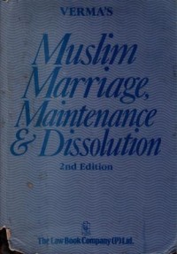 Image of Muslim Marriage, Maintenance & Dissolution