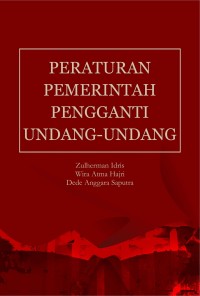 Image of Peraturan Pemerintah Pengganti Undang-undang