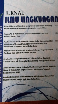 Image of Jurnal Ilmu Lingkungan