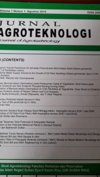 Image of Jurnal Agroteknologi