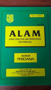 Image of Jurnal Penelitian Alam