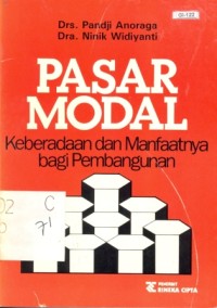 Image of Pasar Modal : keberadaan dan manfaatnya bagi pembangunan