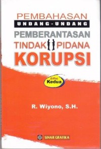 Image of Pembahasan Undang-Undang Pemberantasan Tindak Pidana korupsi