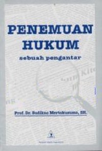 Image of Penemuan Hukum Sebuah Pengantar