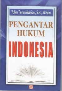 Image of Pengantar Hukum Indonesia