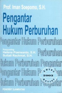 Image of Pengantar Hukum Perburuhan