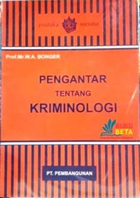 Image of Pengantar tentang Kriminologi